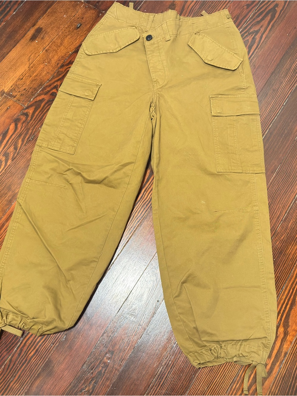 KBB by Kahlana Women's Olive Green Utility Cargo Jogger Pants XS NWT - Picture 4 of 9